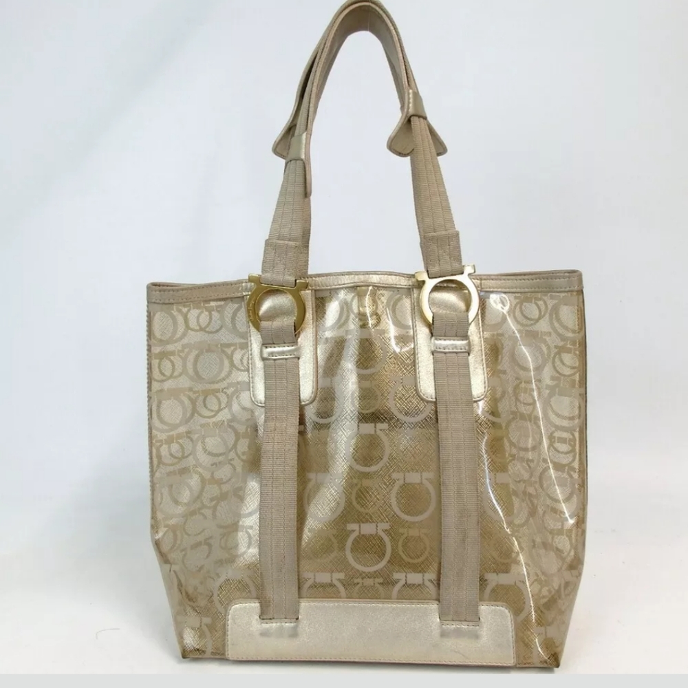 AUTHENTIC SALVATORE FERRAGAMO GANCINI TOTE BAG